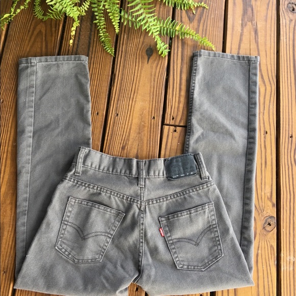 Levi’s 511 Black Label Gray Jeans High Waisted - Picture 1 of 5